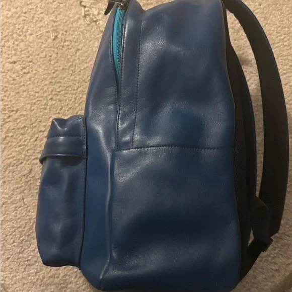 Royal Blue Coach Vintage Pac Man Back Pack - Picture 3 of 7